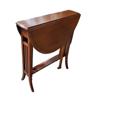 Antique Walnut Auxiliar Folding Table, Set of 2 for sale at