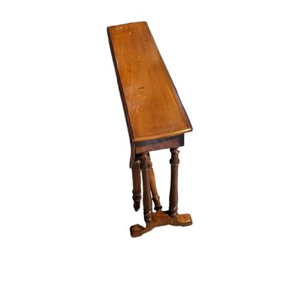 Antique Walnut Auxiliar Folding Table, Set of 2 for sale at