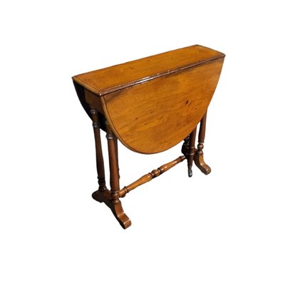 【オープニングセール】 of Set Table, Folding Auxiliar Walnut Antique 2 at sale for パソコンデスク