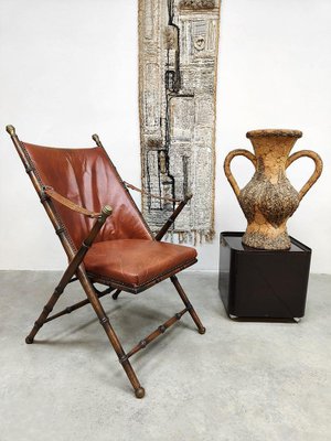 Foldable leather chair discount