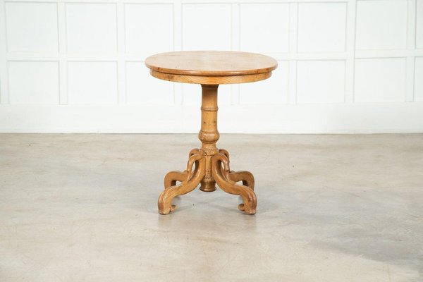19th Century French Oval Fruitwood Pine Dining Table, 1890 for