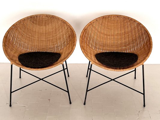 Mid century rattan deals