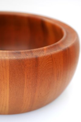 Danish Mid-Century Modern Teak Bowl, a Large Salad or Fruit Bowl