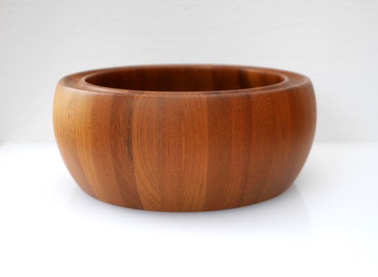 Danish Mid-Century Modern Teak Bowl, a Large Salad or Fruit Bowl