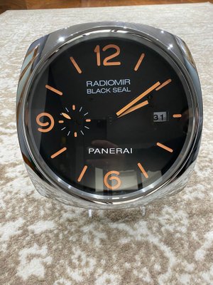 Black Seal Wall Clock from Panerai