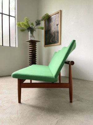 Three Seater Bench Japan Model by Finn Juhl for France & Søn