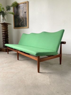 Three Seater Bench Japan Model by Finn Juhl for France Søn France  Daverkosen, 1950s