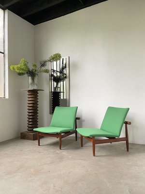 Set of Armchair Model Japan by Finn Juhl for France & Søn / France