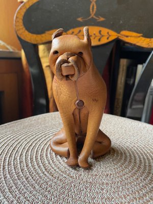 50-60's Deru leather dog 西ドイツ製 犬 レザー