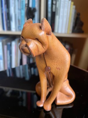 V*E様 50-60's Deru leather dog 西ドイツ製 犬 レザ V*E様 50-60's Deru leather dog 西ドイツ製 犬 レザ