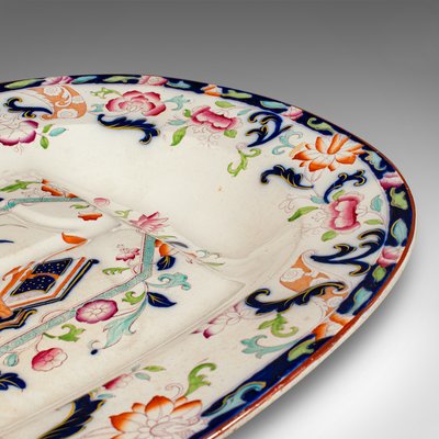Large English Turkish Ceramic Platter, 1890s for sale at Pamono