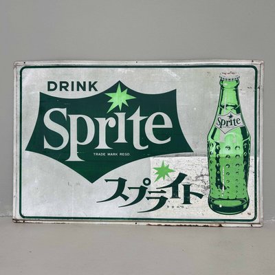 Metal Advertising Board for Sprite, Japan, 1970s for sale at