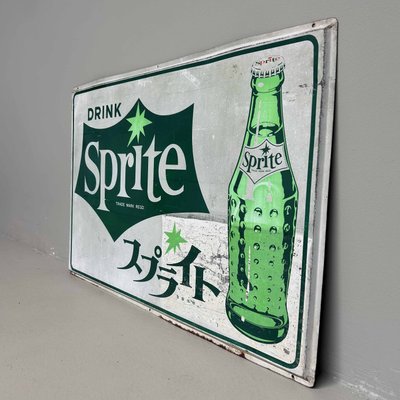 Metal Advertising Board for Sprite, Japan, 1970s for sale at Pamono