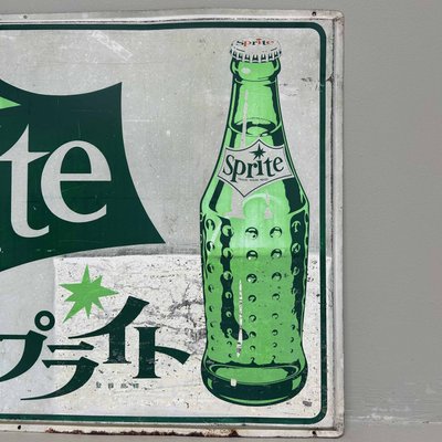 Metal Advertising Board for Sprite, Japan, 1970s for sale at Pamono