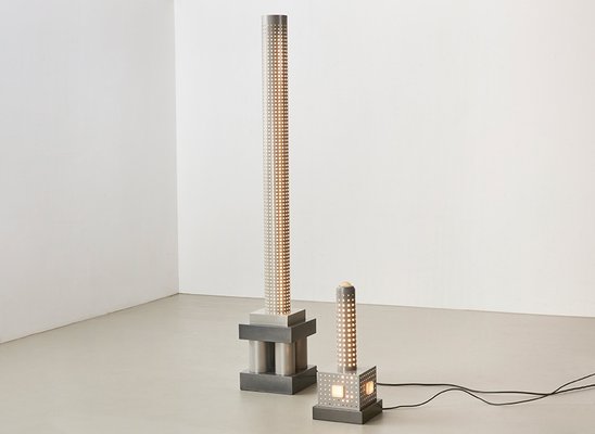 Chicago Tribune Floor Lamp by Matteo Thun for Bieffeplast, Italy, 1985