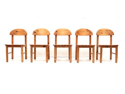 Rainer Daumiller Chairs attributed to Rainer Daumiller, 1970s, Set