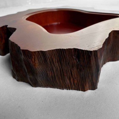 nenrin by takato 天然栃 凹型花台　1970’s Organic Maple Wood Nenrin Ikebana Display Stand by Takato, Japan