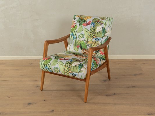 Teak Fabric Armchair 1960s for sale at Pamono