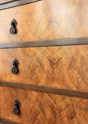 Antique Bedroom Chest of Drawers in Walnut for sale at Pamono