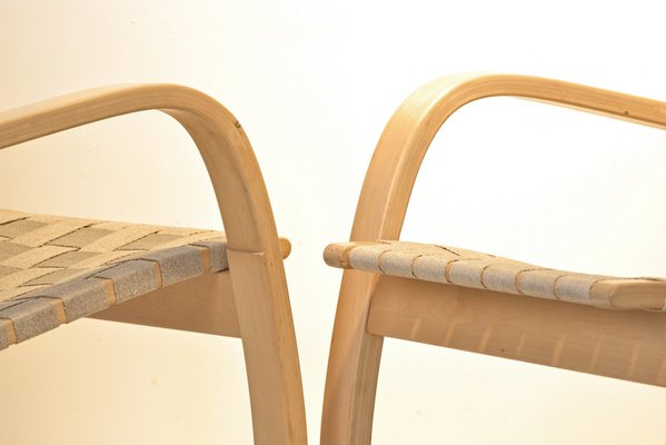 Set of 406 Cantilever Lounge Chairs by Alvar Aalto for Artek Set of 406 Cantilever Lounge Chairs by Alvar Aalto for Artek