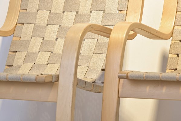 Set of 406 Cantilever Lounge Chairs by Alvar Aalto for Artek Set of 406 Cantilever Lounge Chairs by Alvar Aalto for Artek