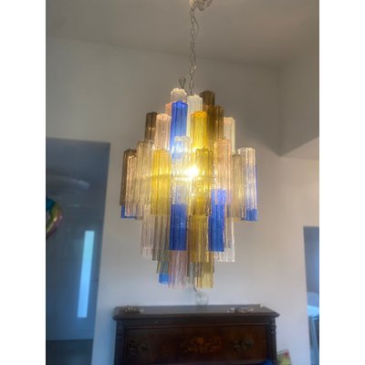 Modern Tronco Murano Glass Sputnik Chandelier by Simoeng for sale