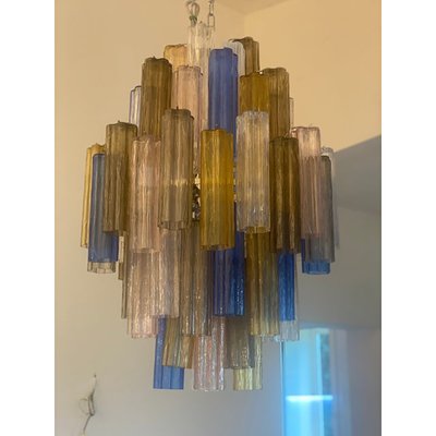 Modern Tronco Murano Glass Sputnik Chandelier by Simoeng for sale