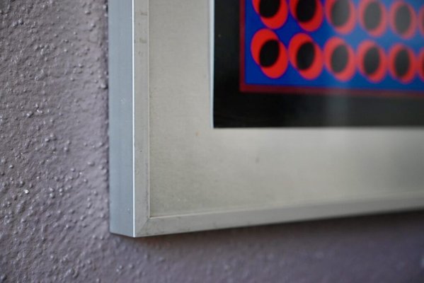 Victor Vasarely, Tuz, Silkscreen, 1970s for sale at Pamono