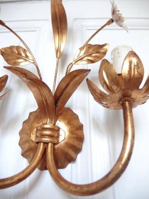 Franzosische Blumen Wandlampe 1950er Bei Pamono Kaufen