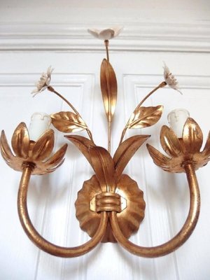 Franzosische Blumen Wandlampe 1950er Bei Pamono Kaufen