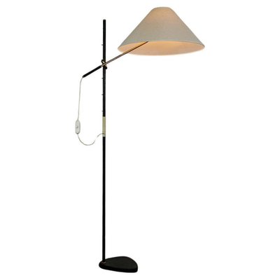 Mid-Century Austrian Brass Floor Lamp Mod. 2097 Pelikan attributed