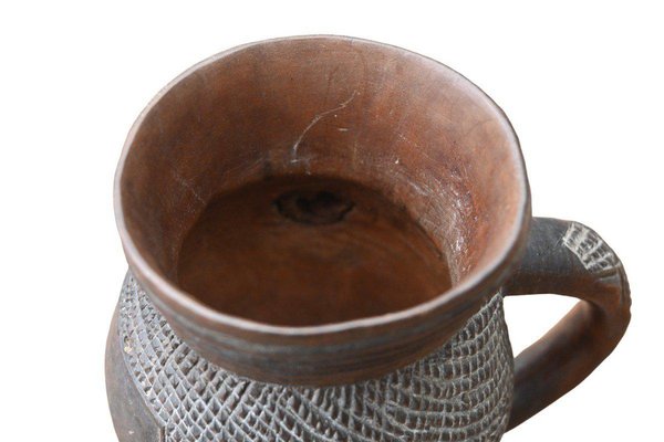 African Wooden Cup Kingdom of Cuba, Congo for sale at Pamono