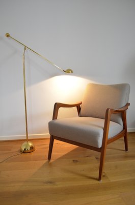 Brass Balance Reading Light from Sölken, 1980s for sale at Pamono