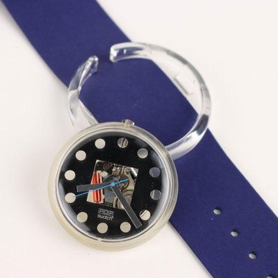 Pop Pw144 Legal Blue Watch from Swatch for sale at Pamono