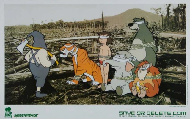 人気ブランドからコーディネートを探す Delete or Save Banksy, (Greenpeace for Print 2002, Poster), 版画