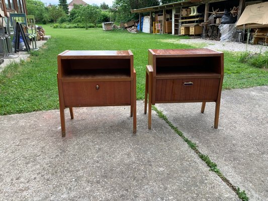Vintage mid century nightstand discount