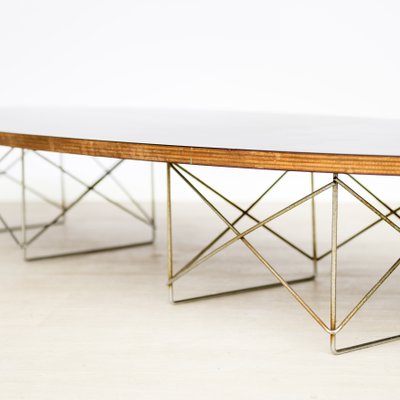 Elliptical Coffee Table by C. & R. Eames for Herman Miller, 1960s