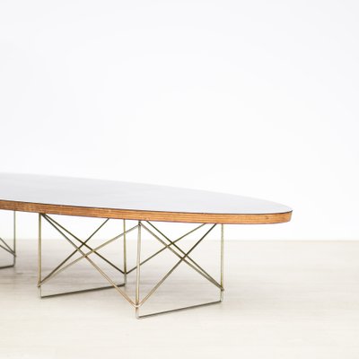 Elliptical Coffee Table by C. & R. Eames for Herman Miller, 1960s
