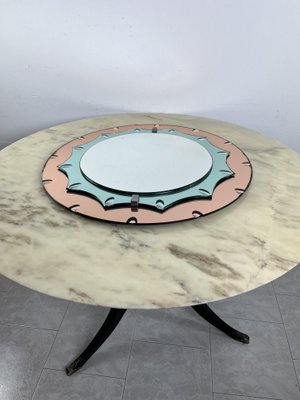 Mid-Century Italian Mirrored Side Table by Fontana Arte Mid-Century Italian Mirrored Side Table by Fontana Arte