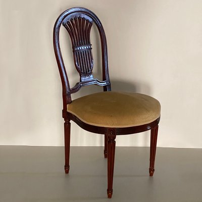 フランスアンティーク　チェア　古木　ダイニング　lovis xvi Late 19th Century French Neoclassical Louis XVI Style Dining Room