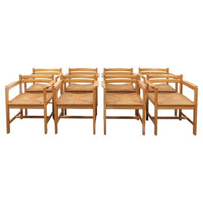 Pine Armchairs attributed to Børge Mogensen for Ab Karl Andersson