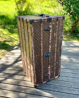 Antique Trunk in LV Monogram Canvas from Louis Vuitton, France