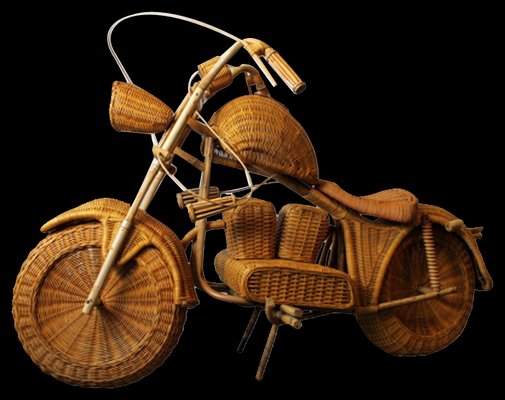 Rattan Harley Davidson Model by Tom Dixon for Habitat, 1990s for