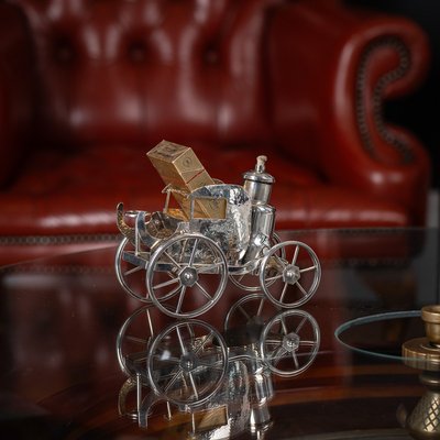 cigarette holder antique Antique 20th Century Carriage Silver Plated Table Lighter & Cigarette Holder,  1900s for sale at Pamono