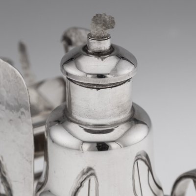 antique cigarette holder Antique 20th Century Carriage Silver Plated Table Lighter & Cigarette Holder,  1900s for sale at Pamono