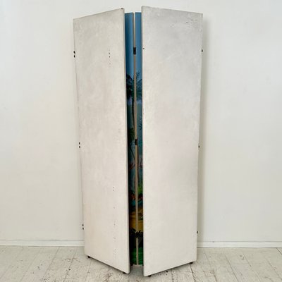 20th Century Four Panel Wallpaper Screen from Zuber, 1940s for