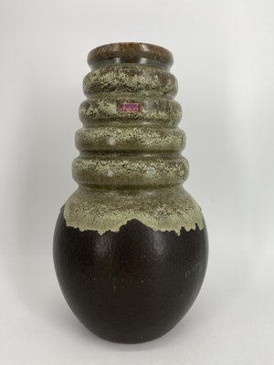 Large Fat Lava Flower Vase from Scheurich, West Germany Large Fat Lava Flower Vase from Scheurich, West Germany