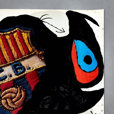 Joan Miró, Poster for FC Barcelona 75th Anniversary, 1974