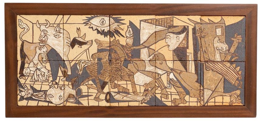 picasso guernica 陶版画　DDC 1988 Amazon.com: ZHMANLUCK Guernica by Picasso 1 Piece Art Print