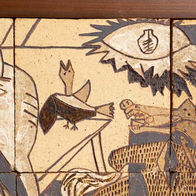 Tribute to Picasso's Guernica, 1960s, Ceramic for sale at Pamono